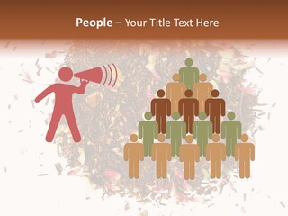 A Pile Of Different Colored Teas On A White Surface PowerPoint Template