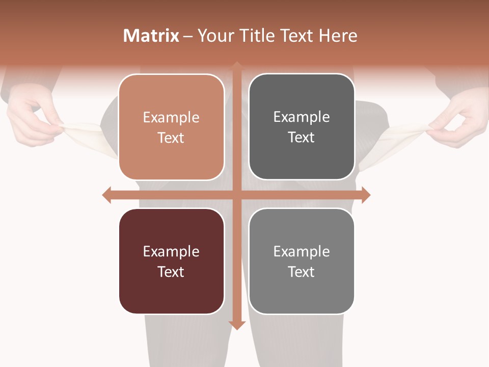 A Man In A Suit Holding A Piece Of Paper PowerPoint Template