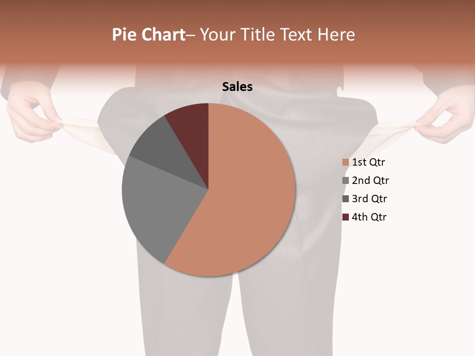 A Man In A Suit Holding A Piece Of Paper PowerPoint Template