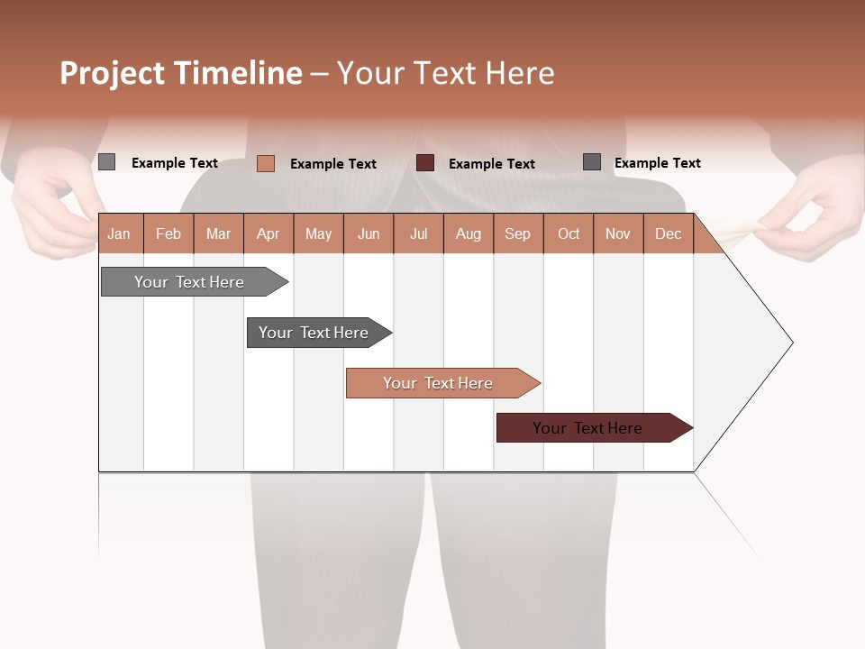 A Man In A Suit Holding A Piece Of Paper PowerPoint Template