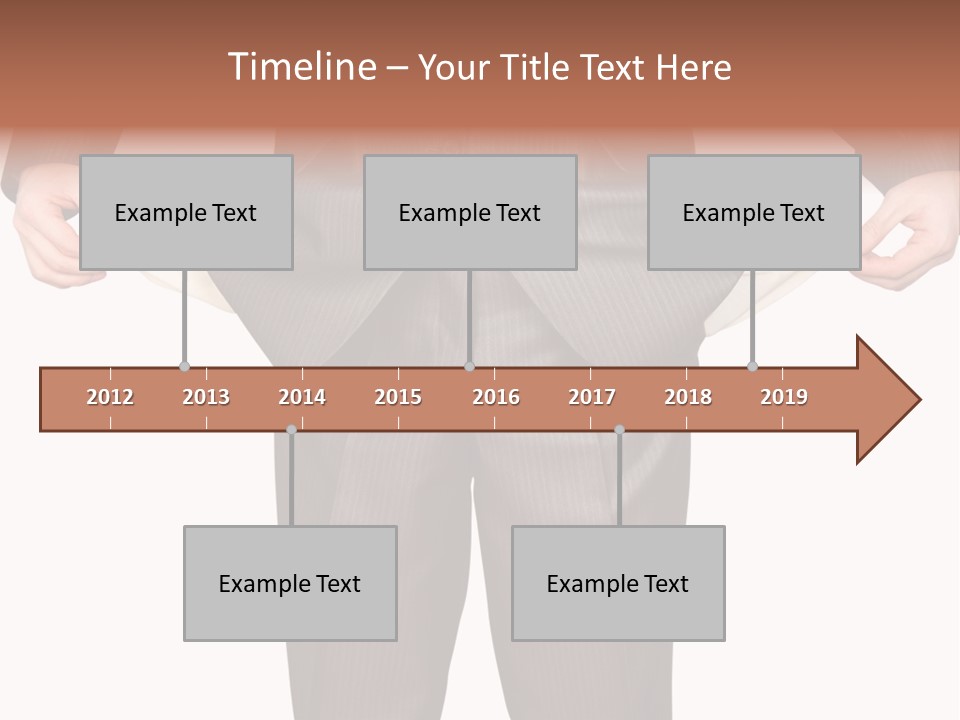 A Man In A Suit Holding A Piece Of Paper PowerPoint Template