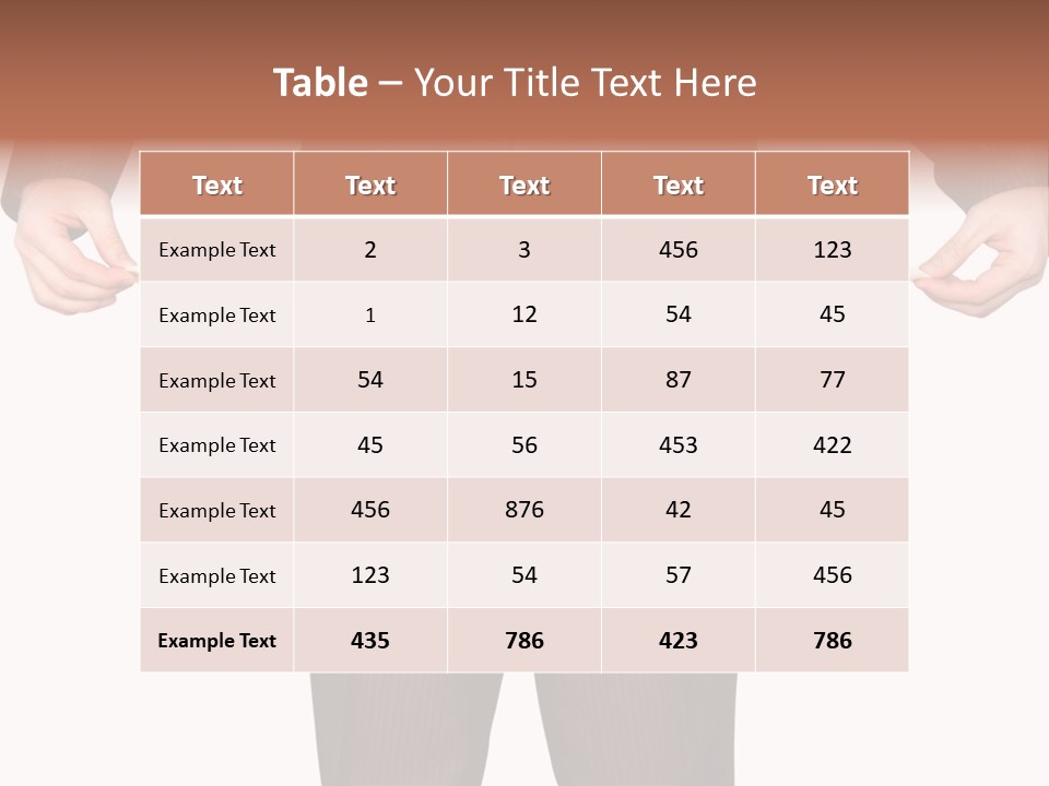 A Man In A Suit Holding A Piece Of Paper PowerPoint Template