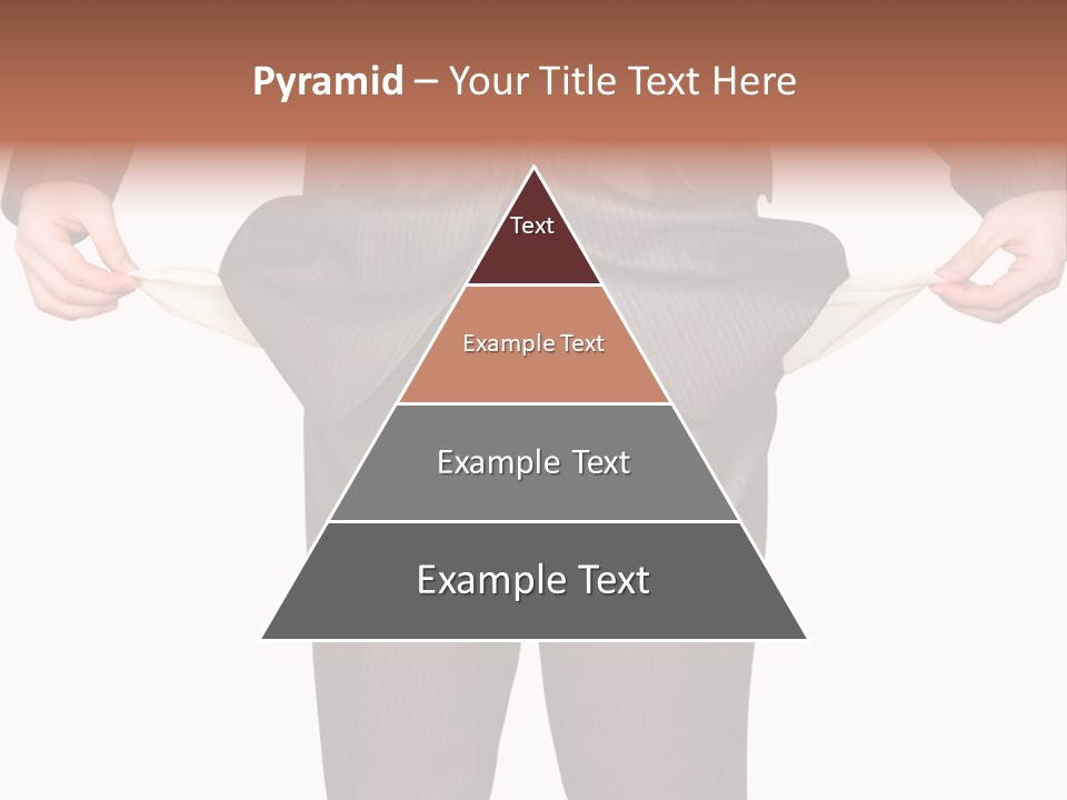 A Man In A Suit Holding A Piece Of Paper PowerPoint Template