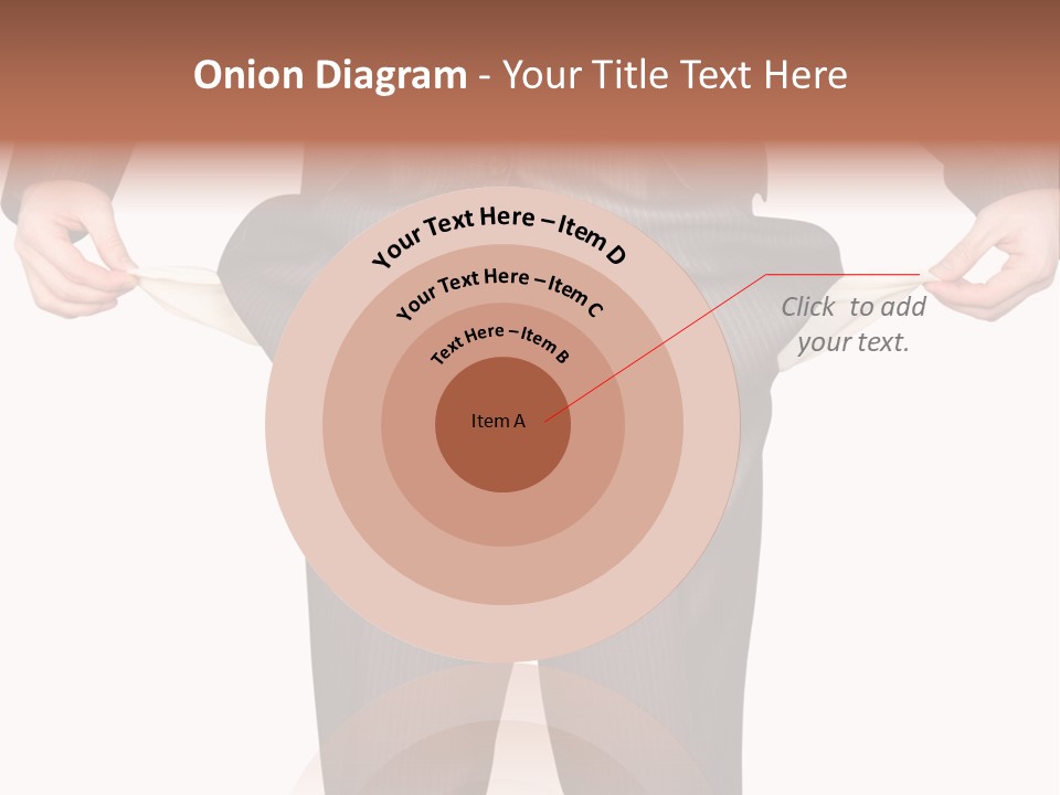A Man In A Suit Holding A Piece Of Paper PowerPoint Template