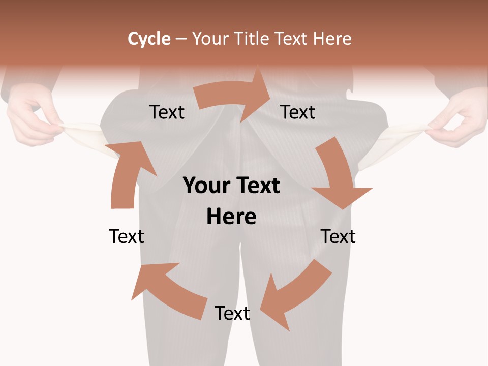 A Man In A Suit Holding A Piece Of Paper PowerPoint Template