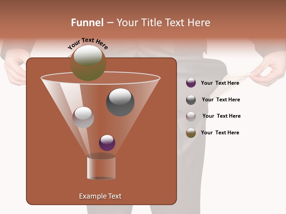 A Man In A Suit Holding A Piece Of Paper PowerPoint Template