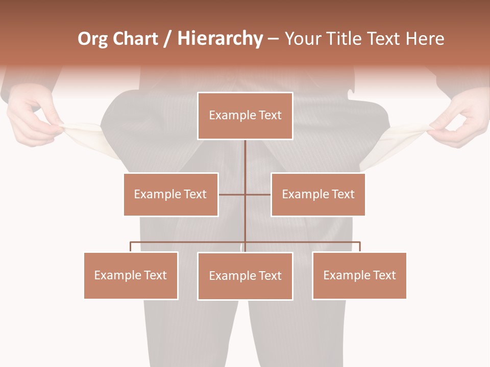 A Man In A Suit Holding A Piece Of Paper PowerPoint Template