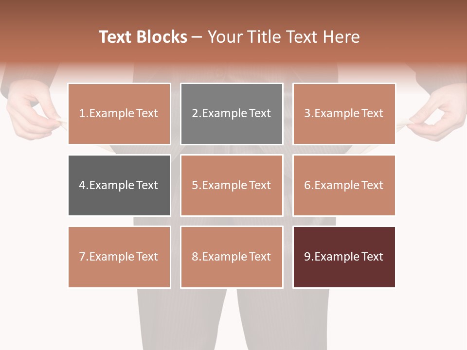 A Man In A Suit Holding A Piece Of Paper PowerPoint Template