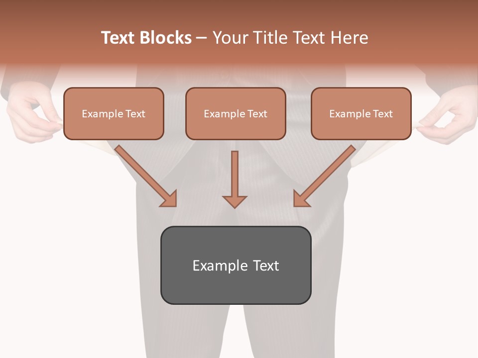 A Man In A Suit Holding A Piece Of Paper PowerPoint Template