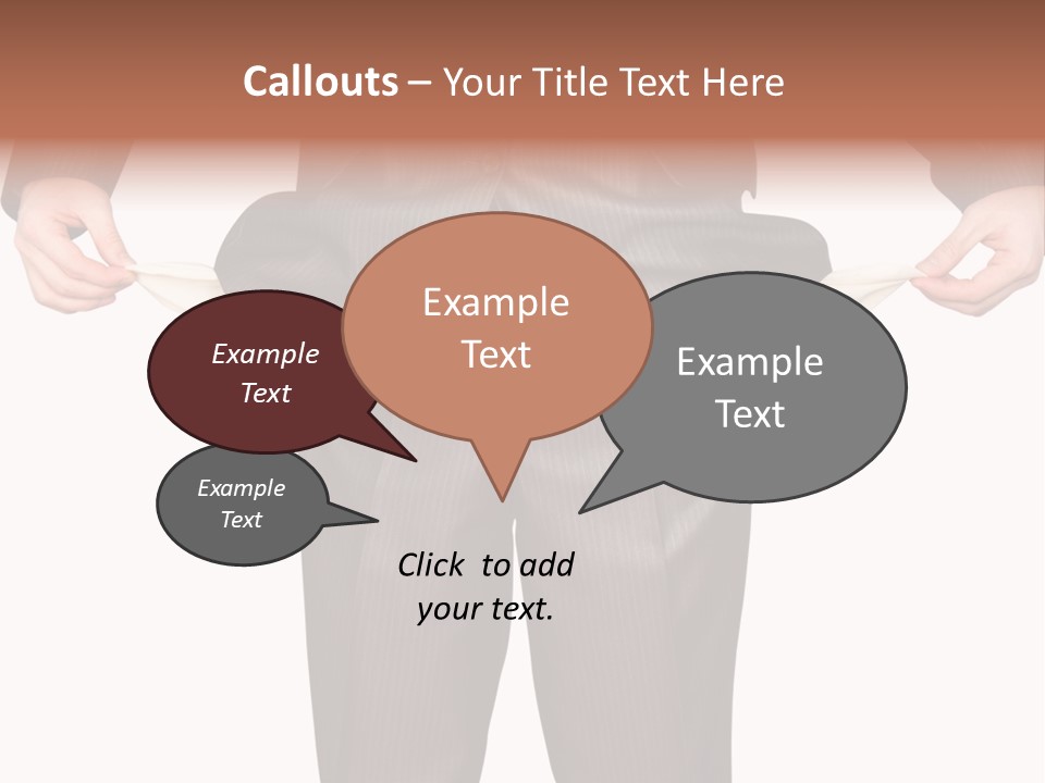 A Man In A Suit Holding A Piece Of Paper PowerPoint Template
