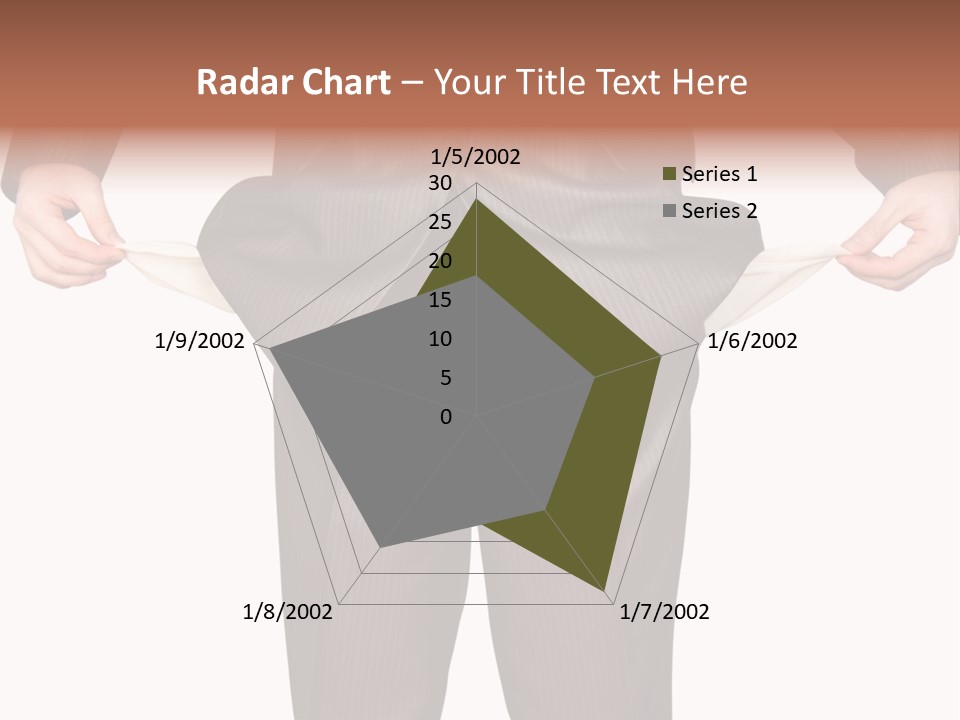 A Man In A Suit Holding A Piece Of Paper PowerPoint Template