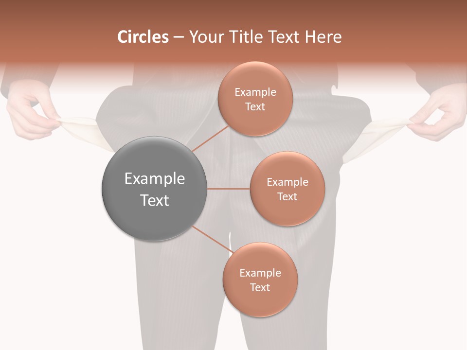 A Man In A Suit Holding A Piece Of Paper PowerPoint Template