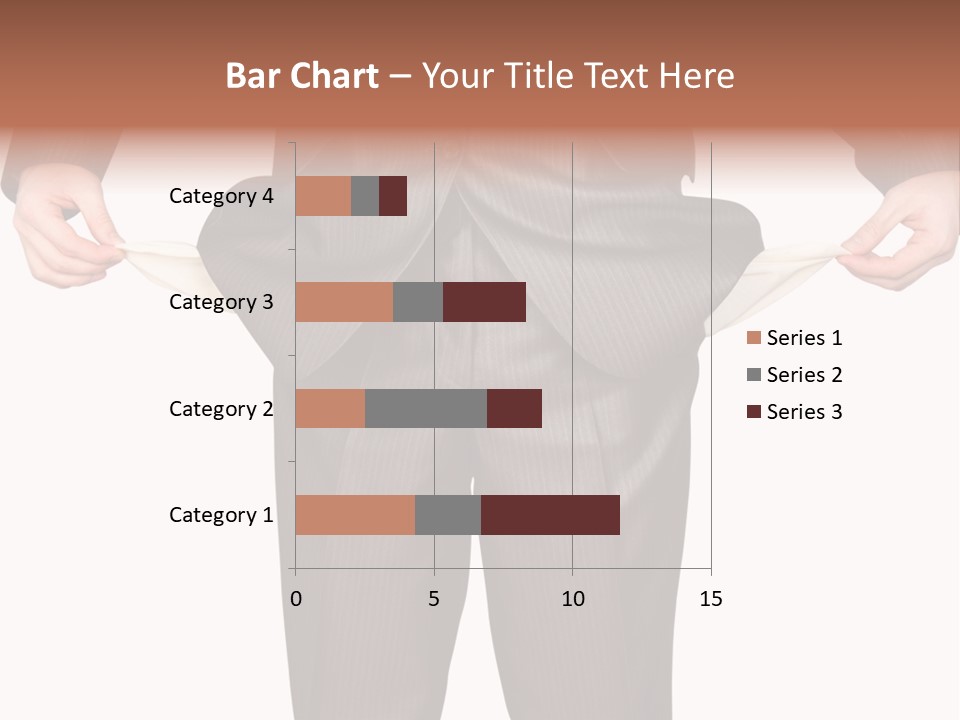 A Man In A Suit Holding A Piece Of Paper PowerPoint Template