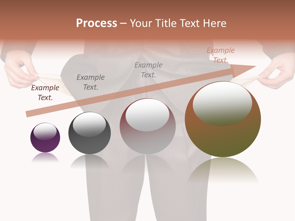 A Man In A Suit Holding A Piece Of Paper PowerPoint Template