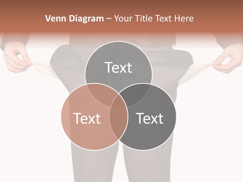 A Man In A Suit Holding A Piece Of Paper PowerPoint Template