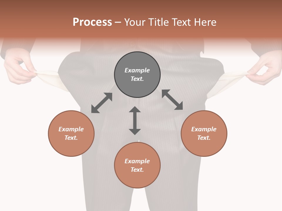 A Man In A Suit Holding A Piece Of Paper PowerPoint Template