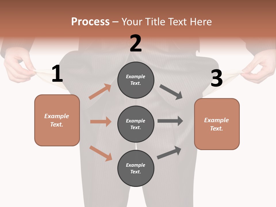 A Man In A Suit Holding A Piece Of Paper PowerPoint Template