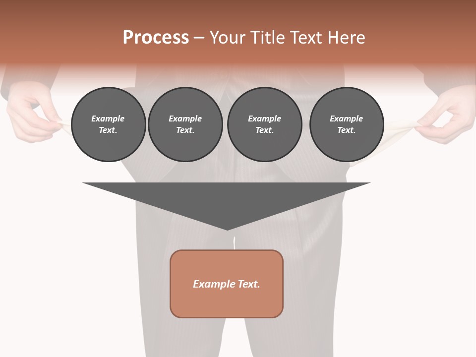 A Man In A Suit Holding A Piece Of Paper PowerPoint Template