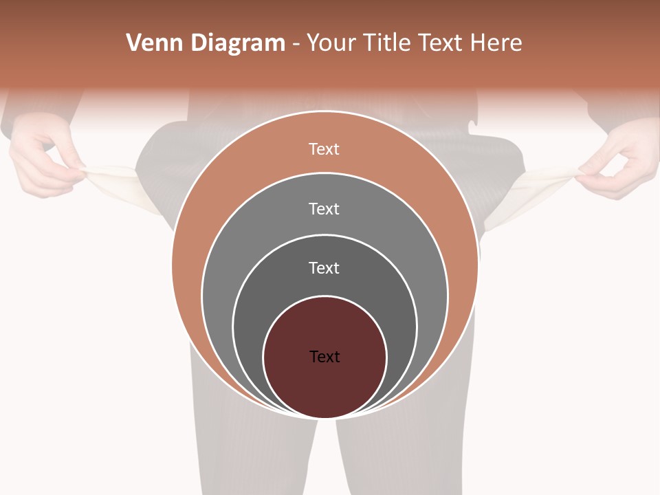A Man In A Suit Holding A Piece Of Paper PowerPoint Template