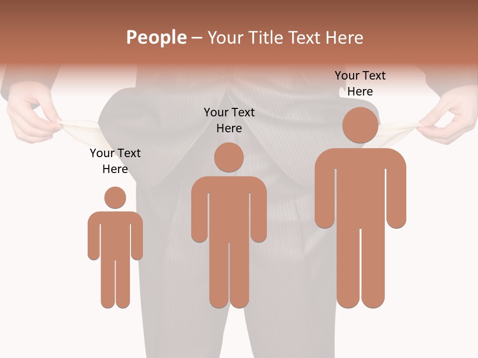 A Man In A Suit Holding A Piece Of Paper PowerPoint Template