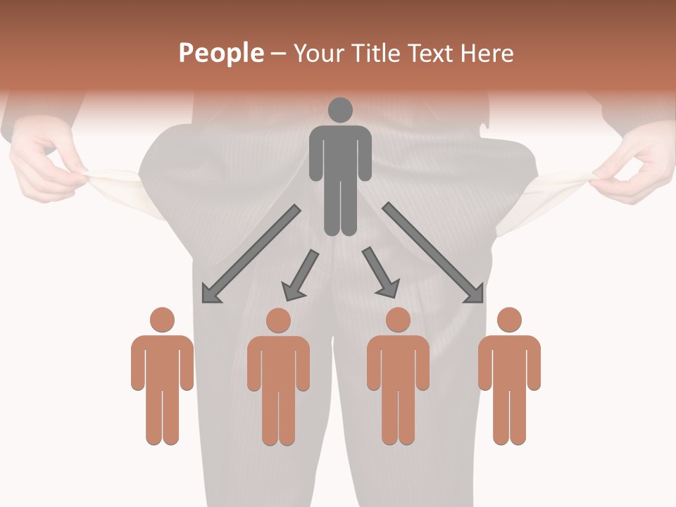 A Man In A Suit Holding A Piece Of Paper PowerPoint Template