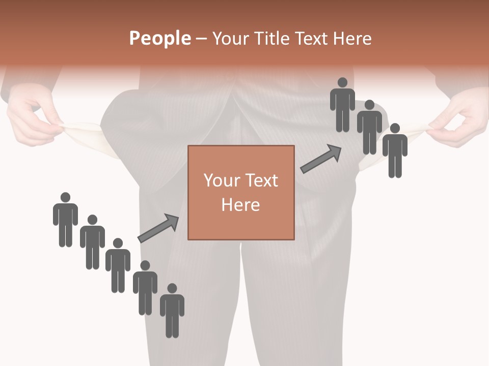 A Man In A Suit Holding A Piece Of Paper PowerPoint Template