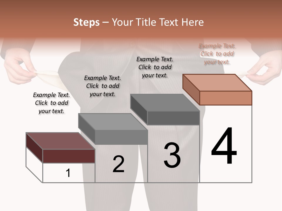 A Man In A Suit Holding A Piece Of Paper PowerPoint Template