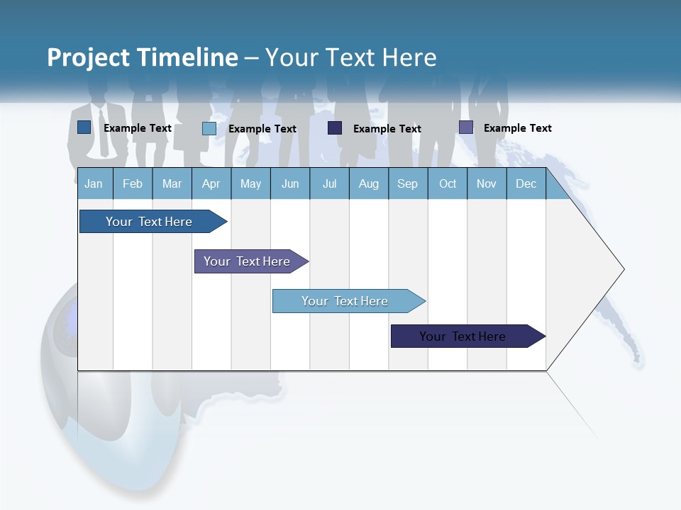 A Group Of People Standing Around A Computer Mouse PowerPoint Template