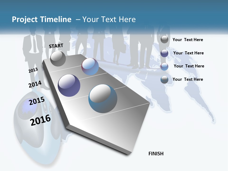 A Group Of People Standing Around A Computer Mouse PowerPoint Template