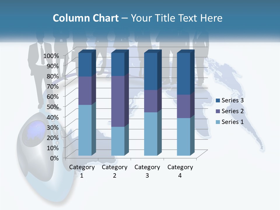 A Group Of People Standing Around A Computer Mouse PowerPoint Template