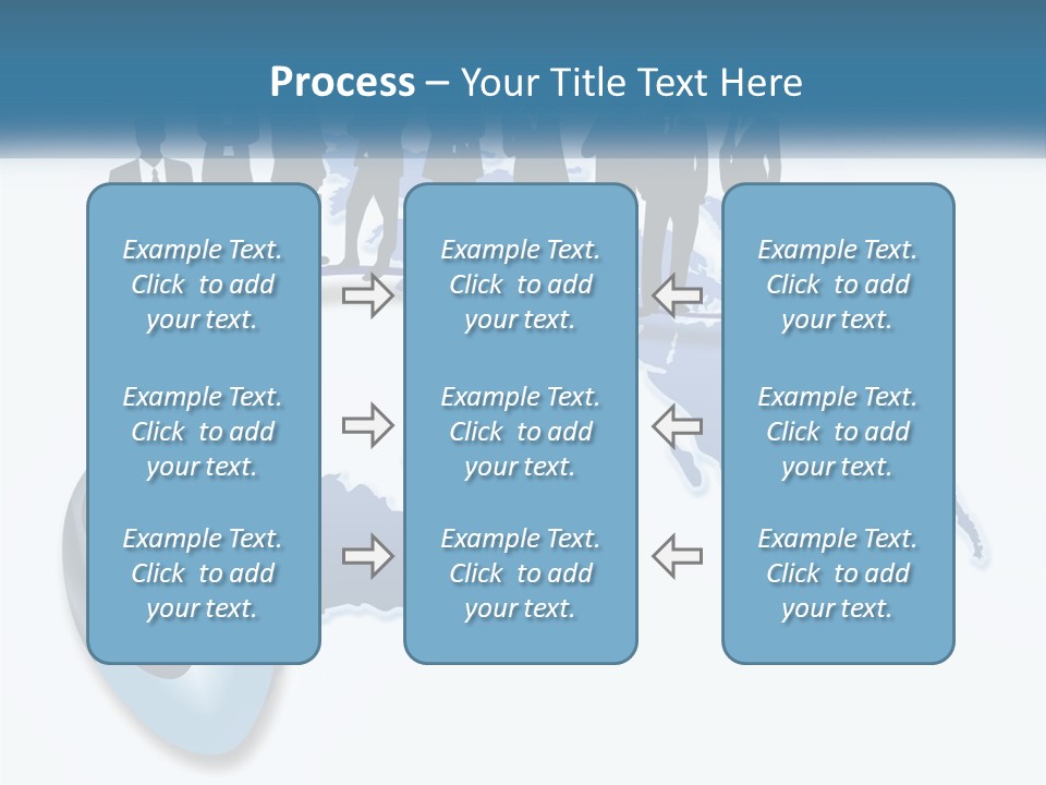 A Group Of People Standing Around A Computer Mouse PowerPoint Template