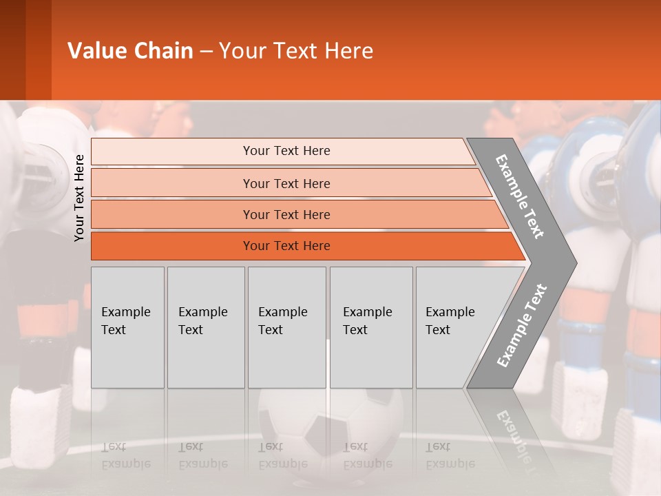 A Group Of Toy Figurines With A Soccer Ball In Front Of Them PowerPoint Template