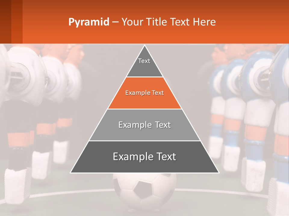 A Group Of Toy Figurines With A Soccer Ball In Front Of Them PowerPoint Template