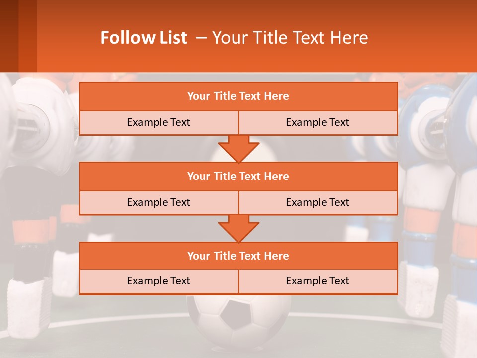 A Group Of Toy Figurines With A Soccer Ball In Front Of Them PowerPoint Template