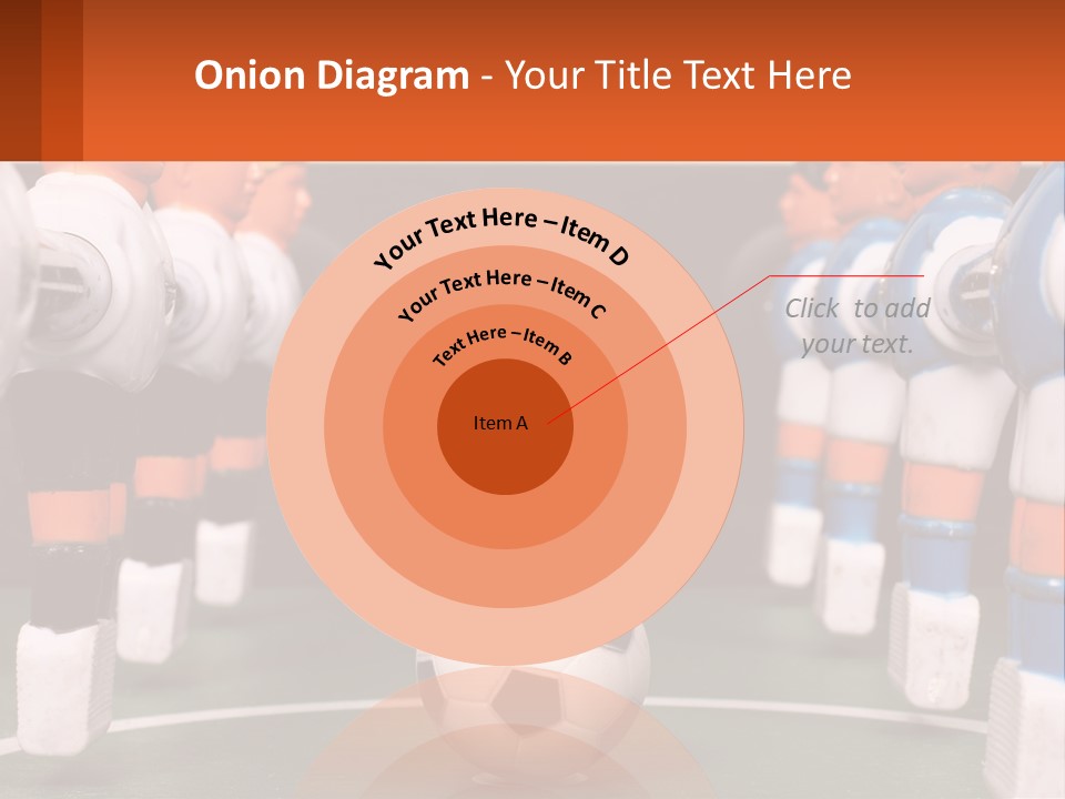 A Group Of Toy Figurines With A Soccer Ball In Front Of Them PowerPoint Template