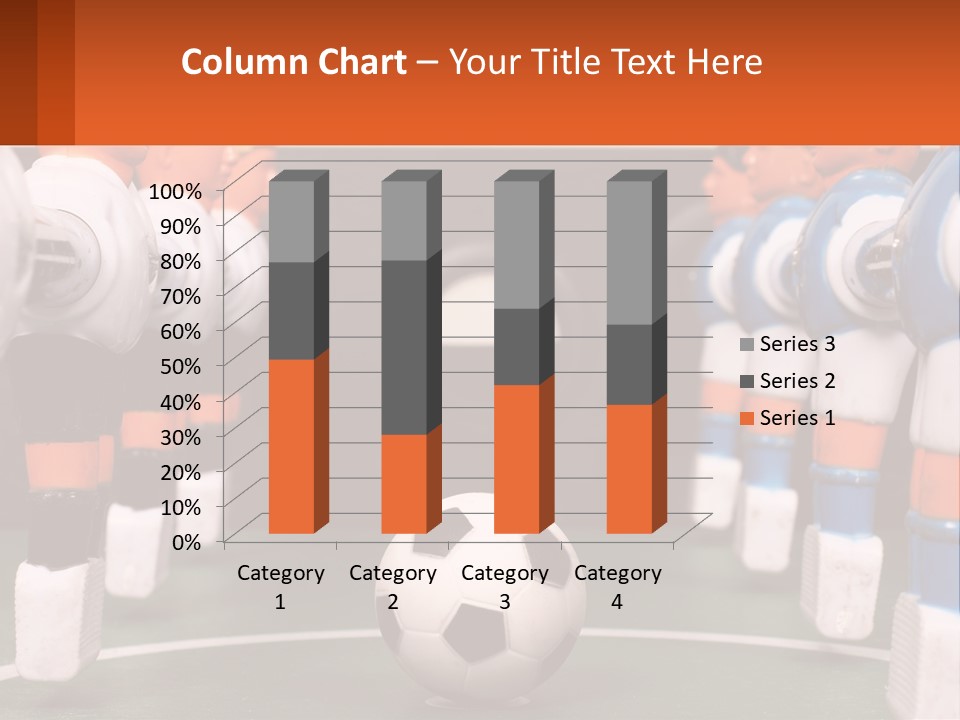 A Group Of Toy Figurines With A Soccer Ball In Front Of Them PowerPoint Template