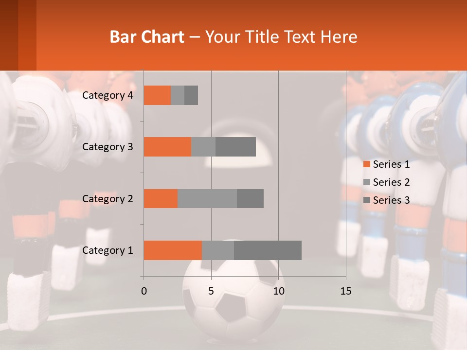 A Group Of Toy Figurines With A Soccer Ball In Front Of Them PowerPoint Template