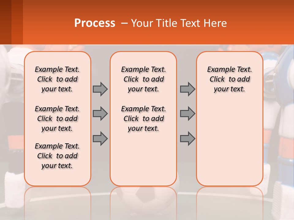 A Group Of Toy Figurines With A Soccer Ball In Front Of Them PowerPoint Template