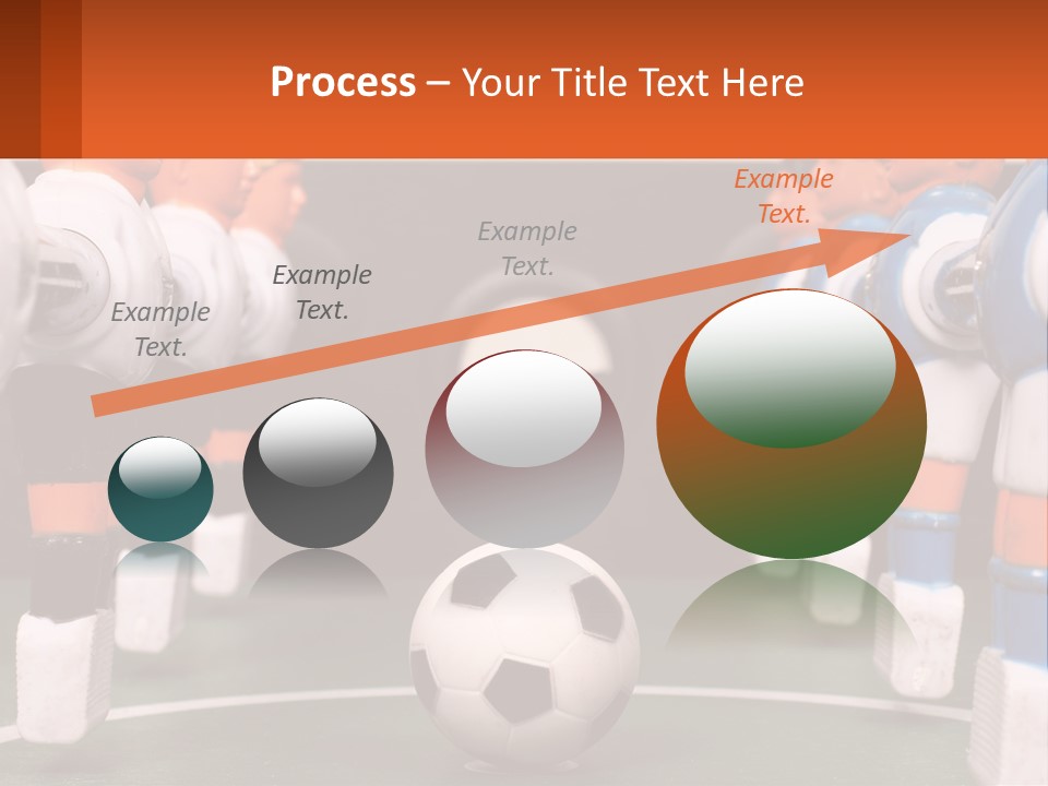 A Group Of Toy Figurines With A Soccer Ball In Front Of Them PowerPoint Template
