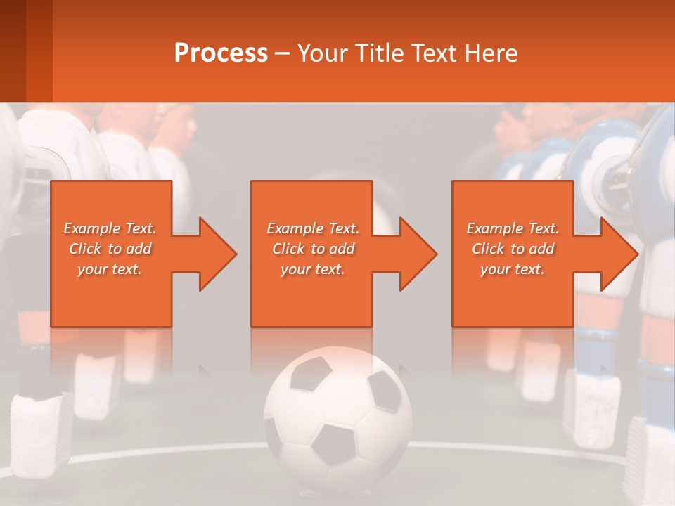 A Group Of Toy Figurines With A Soccer Ball In Front Of Them PowerPoint Template