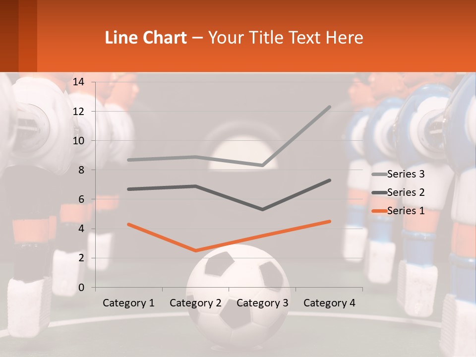A Group Of Toy Figurines With A Soccer Ball In Front Of Them PowerPoint Template