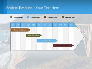 A Bridge Over A Body Of Water With Mountains In The Background PowerPoint Template