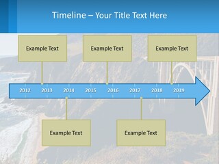 A Bridge Over A Body Of Water With Mountains In The Background PowerPoint Template