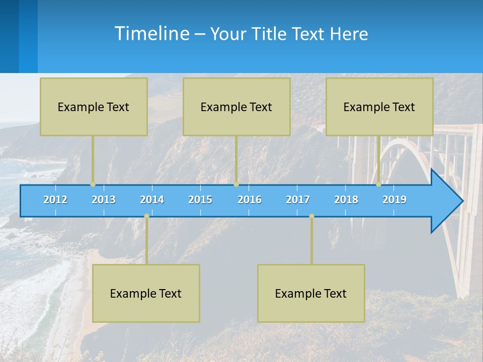 A Bridge Over A Body Of Water With Mountains In The Background PowerPoint Template