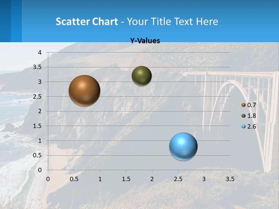 A Bridge Over A Body Of Water With Mountains In The Background PowerPoint Template