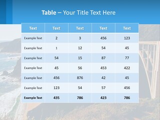 A Bridge Over A Body Of Water With Mountains In The Background PowerPoint Template