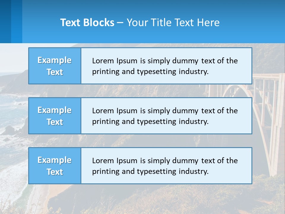 A Bridge Over A Body Of Water With Mountains In The Background PowerPoint Template