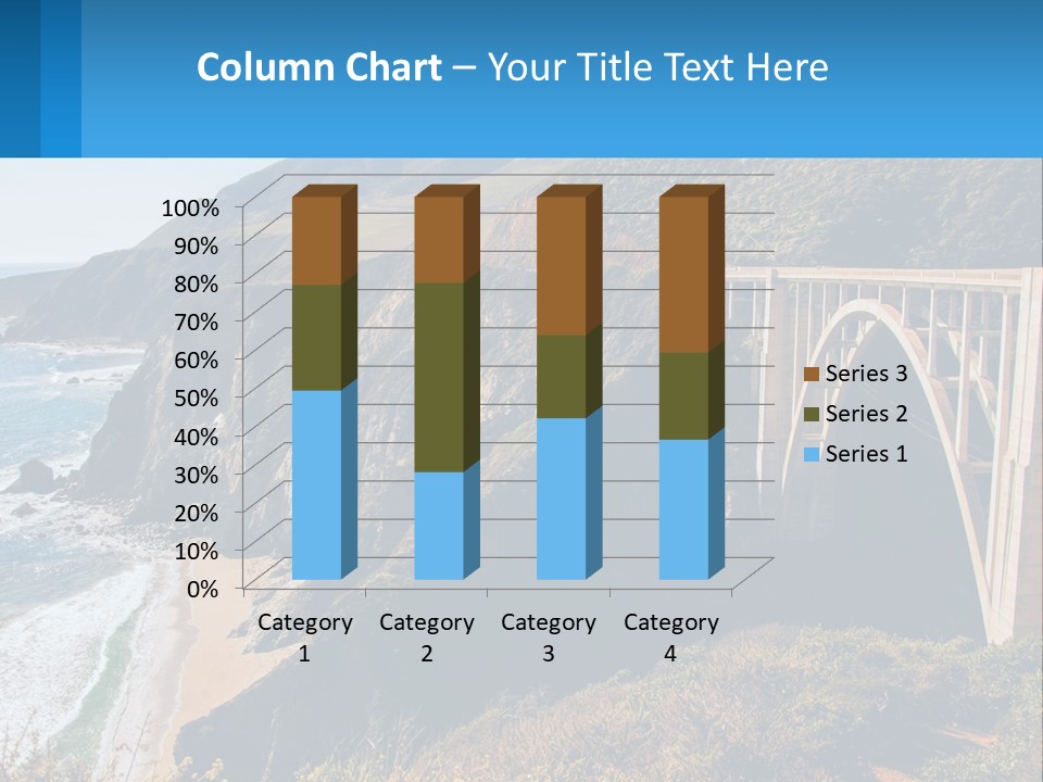 A Bridge Over A Body Of Water With Mountains In The Background PowerPoint Template