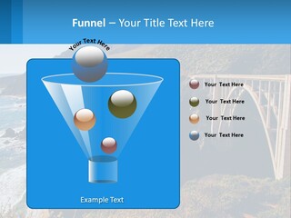 A Bridge Over A Body Of Water With Mountains In The Background PowerPoint Template