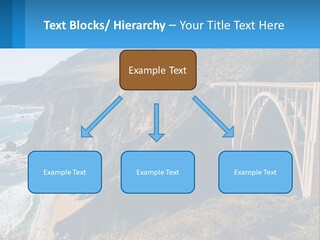 A Bridge Over A Body Of Water With Mountains In The Background PowerPoint Template